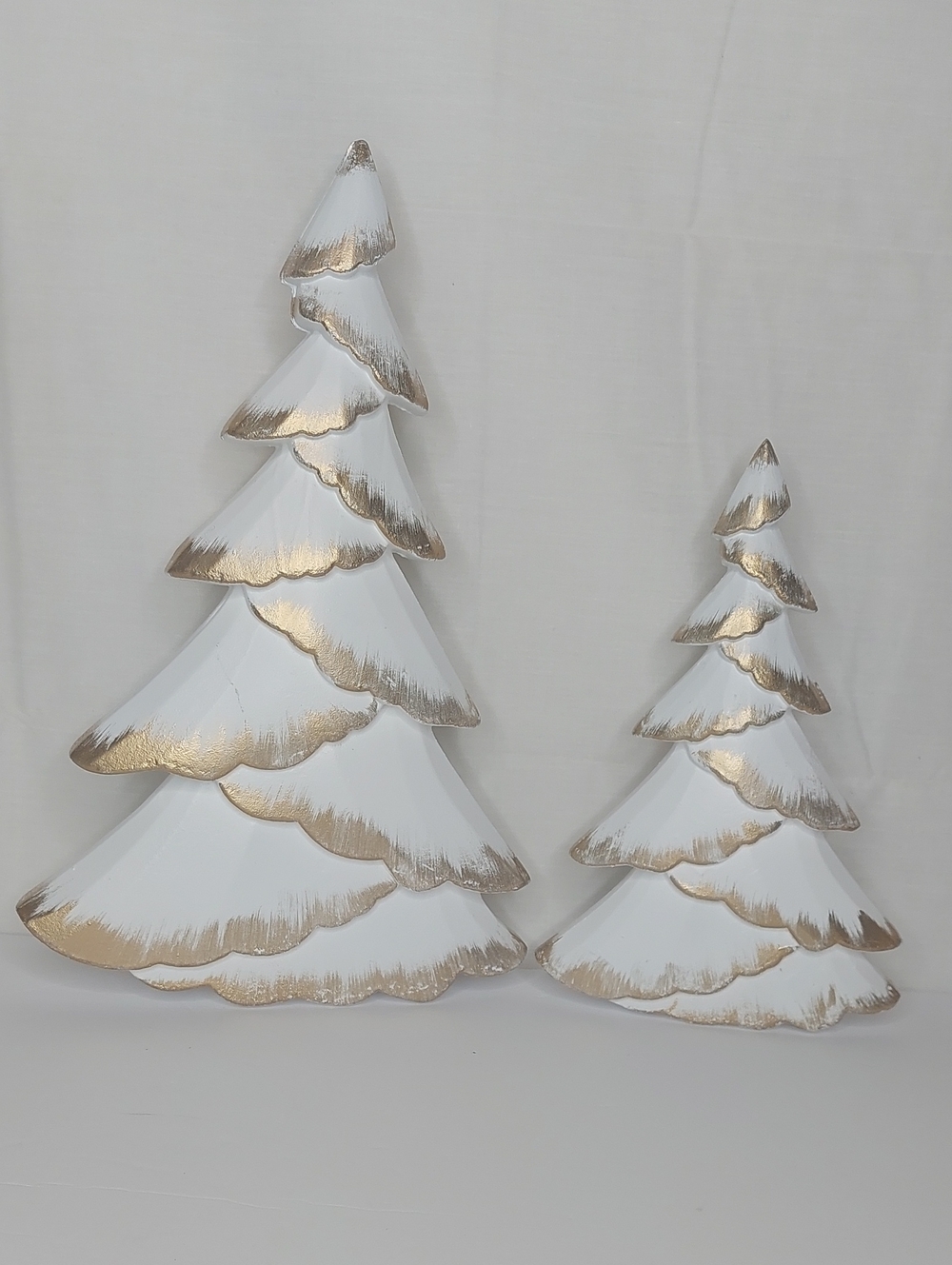 White and Gold Holiday Tree Décor Set - Home Holiday